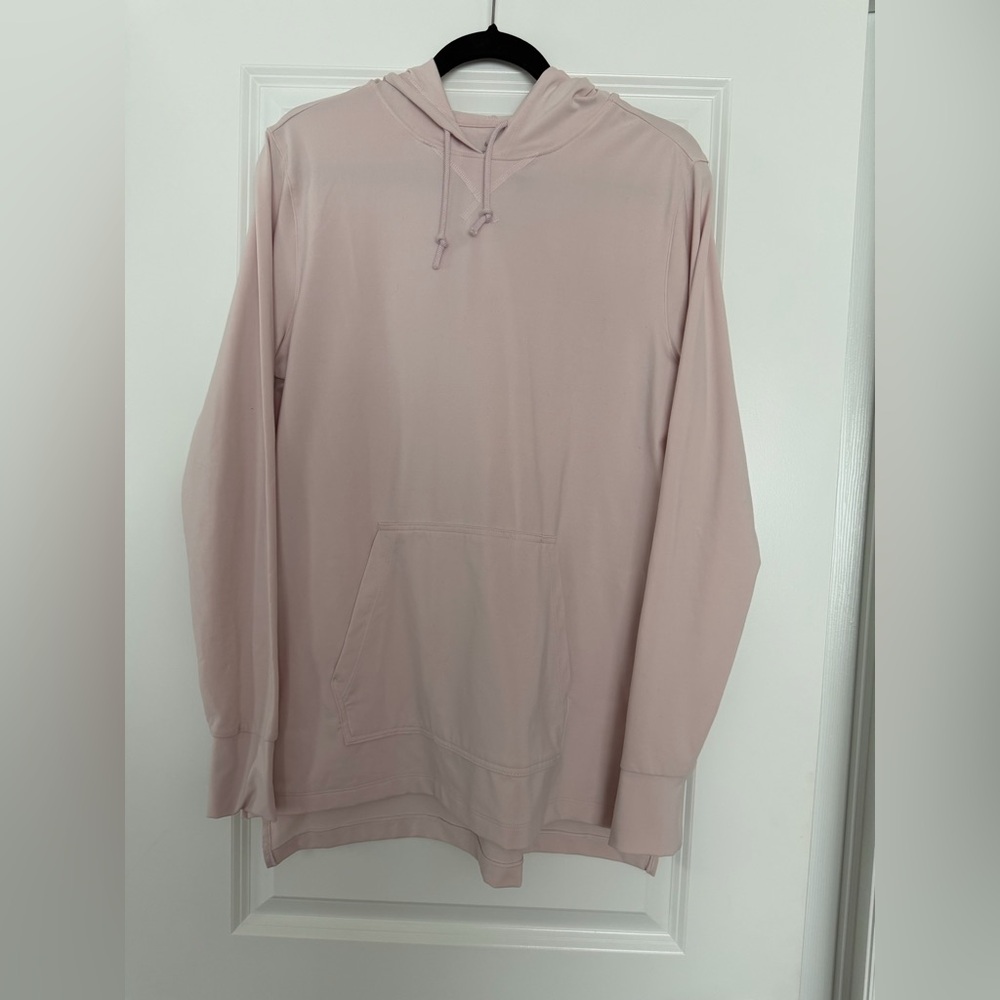 Nike Women’s Light Pink Dry-Fit Pullover Hoodie Size Large